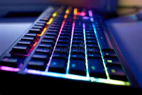 RGB Gaming Keyboard Bright Colorful Keyboard With Mouse Neon Light