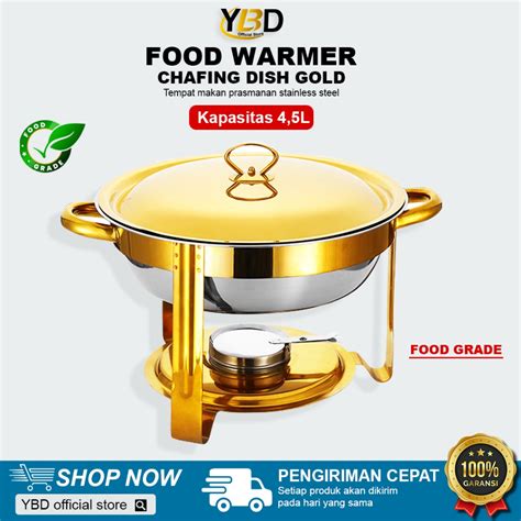 Jual Roll Top Kenduri Gold 45l Food Warmer Chafing Dish Prasmanan