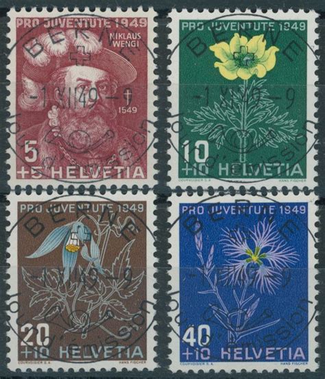 1949 Pro Juventute Ersttag Voll Stempel ET französisch Kaufen