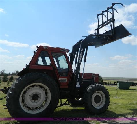 Hesston 1180dt Mfwd Tractor In Edson Ks Item B3766 Sold Purple Wave