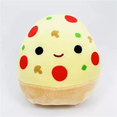 Squishmallow Kellytoy Pep Pepperoni Pizza 5” Plush Food Stuffed Animal