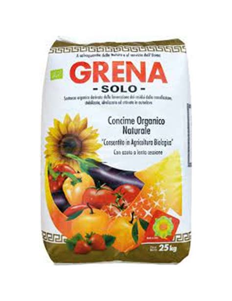 Concime Grena Solo Organico Biologico Kg25 5GRESOL