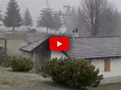 Meteo Cronaca Diretta Video Oltrepò Pavese coreografica nevicata