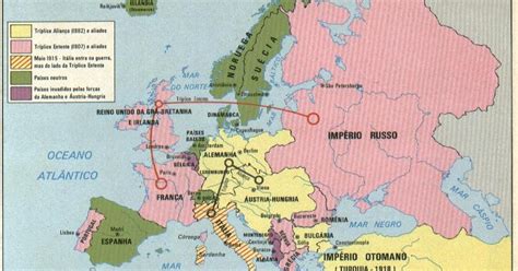 Fazendo História Nova 8ª Série Mapas Da Primeira Guerra Mundial