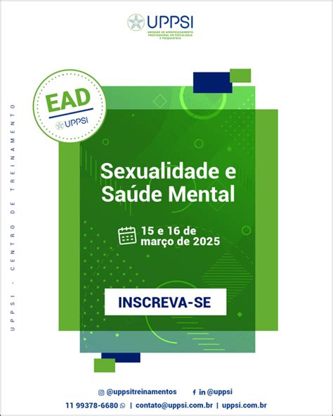 Sexualidade E Sa De Mental Uppsi