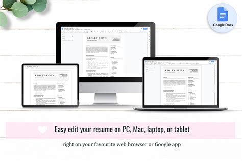 Google Docs Resume CV Template 05 – MasterBundles