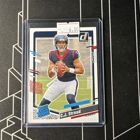 Panini Donruss Cj Stroud Rated Rookie Rc Houston Texans Ebay