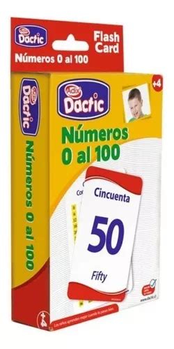 Láminas Didácticas Flash Card Números Del 0 Al 100 Dactic Cuotas