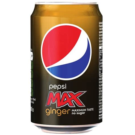 24kpl Pepsi Max Ginger Virvoitusjuoma 330ml