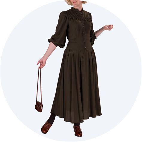 Green Gables Dress Revival Retro