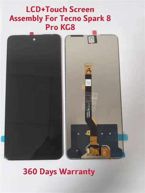 100% Original Quality Lcd Display For Tecno Spark 8 Pro Kg8 Lcd With ...