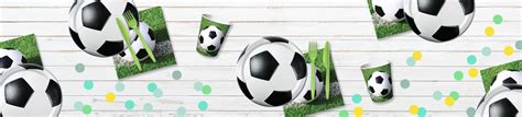 Fiesta Temática De Fútbol Para Adultos Amazon 65 Piezas De