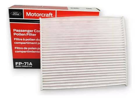 Filtro De Polen Motorcraft Dg Z N A Ford Fusion Y Edge Cuotas