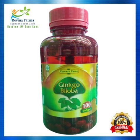 Ginkgo Biloba Nature S Pride Isi 100 Softgel Vitamin Otak Dan Daya