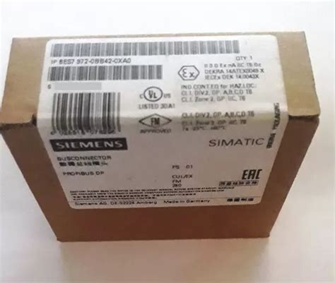 Clp Siemens Conector Profibus Rs485 45gr 6es7972 0bb42 0xa0 Frete Grátis