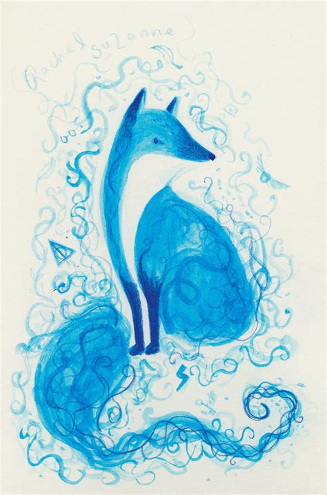 Fox (Rachel Suzanne Patronus on a Postcard) — Harry Potter Fan Zone