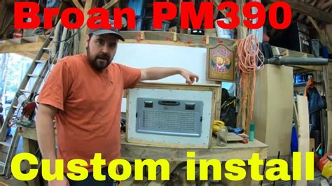 Broan Pm390 Installation Instructions