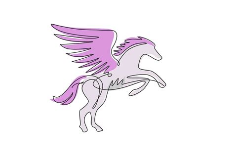 Easy Pegasus Drawing