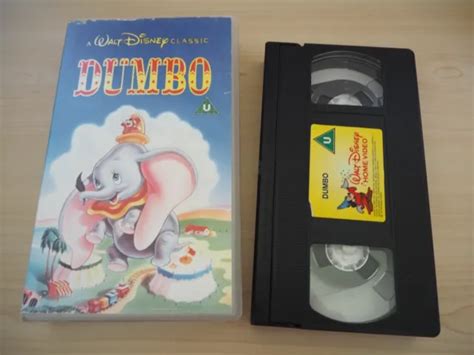 Walt Disney Classics Dumbo The Movie Vhs Video Tape Cassette