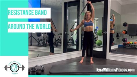 How To Do Resistance Band Around The World Shoulder Mobility With