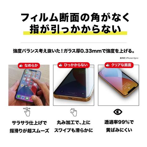 2枚セット Iphone12 フィルム ブルーライトカット Iphone12 Pro 強化ガラス アイフォン12 Mini 12 Pro