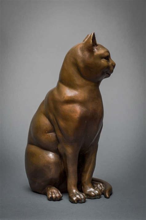 French Bronze Cat Sculpture | สัตว์, ประติมากรรม