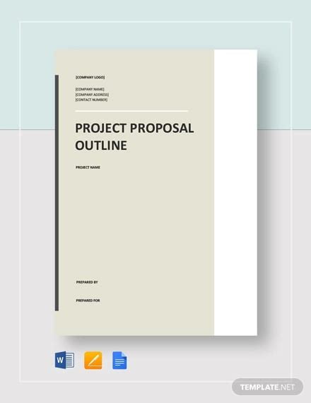 12 Project Proposal Outline Templates Pdf Word