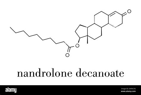 Nandrolone Decanoate Anabolic Steroid Drug Molecule Also Used In