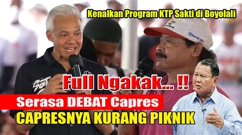 Full Ngakak Serasa Debat Capres Ganjar Pranowo Dicecar Tanya Petani