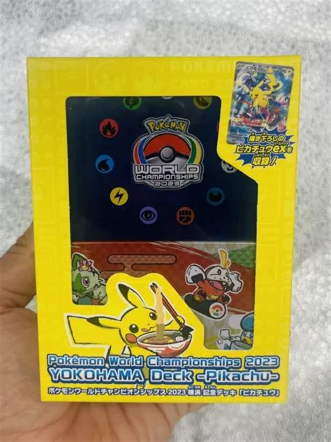 PokÉmon World Championships 2023 Yokohama Pikachu Deck Wcs23 Eur 314