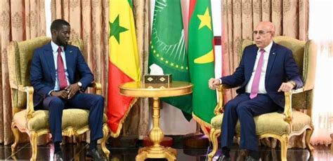 Mauritanie Les Dessous De La Visite Du Président Bassirou Diomaye Faye