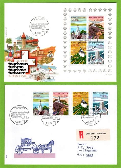 1987 FDC Tourismus Block EM SBK 47 20 Kaufen Auf Ricardo