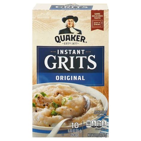 Quaker Grits Instant Original 0 98 Oz Delivery Or Pickup Near Me