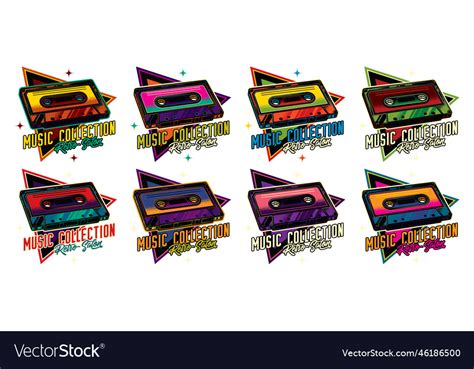 Vintage Music Cassette Royalty Free Vector Image