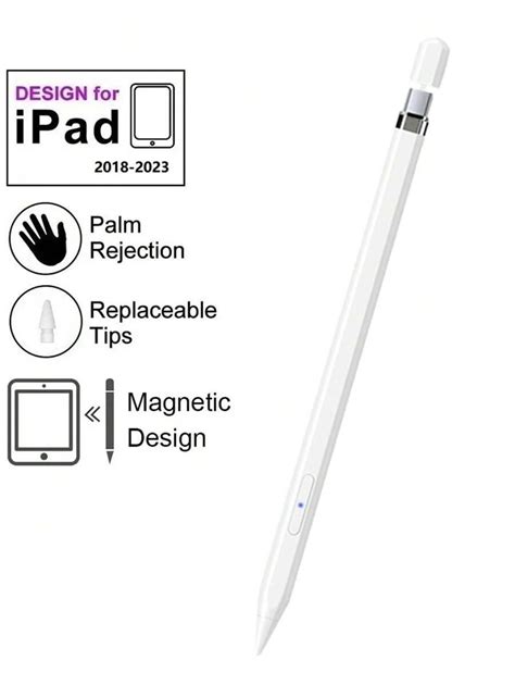 Stylet Compatible Avec Apple Pencil 2 Touches De Raccourci Rejet De