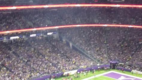 Packer Vs Vikings Kickoff Youtube