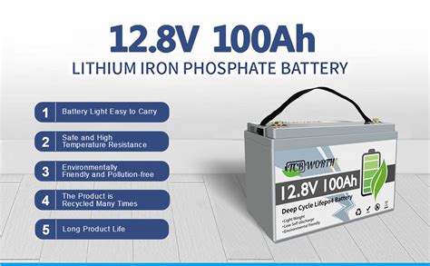 Tcbworth 128v 100ah Lifepo4 Battery With Perfect Bms Support Series And Parallel