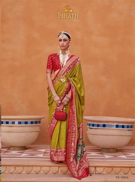 Trirath Pure Patola Designer Silk Saree Collection