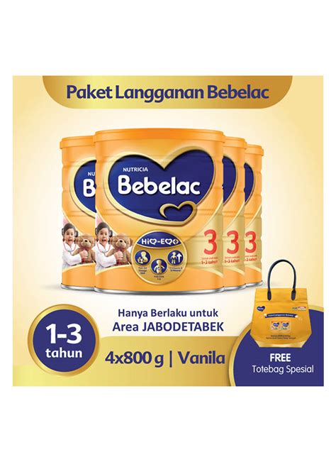 Bebelac 4 Susu Pertumbuhan Fos Gos Vanila Paket 6 4X800G KlikIndomaret