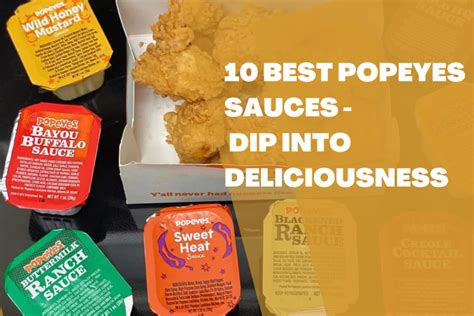 10 Best Popeyes Sauces 2024 Dip Into Deliciousness