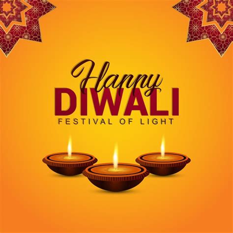 Feliz Festival Indiano De Diwali O Festival Da Luz Cart O Comemorativo