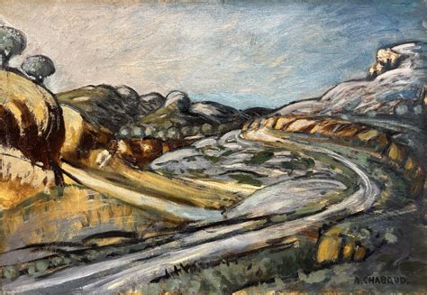 Proantic Auguste Chabaud Landscape Of La Montagnette