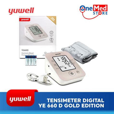 Jual Tensimeter Digital Yuwell 660 D Gold Edition With USB Kab