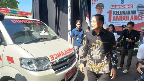 Eri Cahyadi Resmikan 1 Kelurahan 1 Ambulans Gratis Bagi Warga