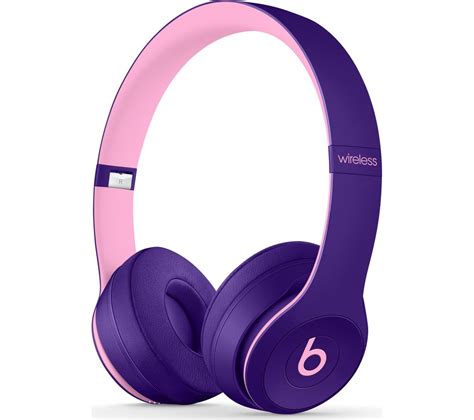 Buy BEATS Solo 3 Wireless Bluetooth Headphones Pop Violet Free