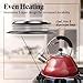 Willow Everett Whistling Kettle Litre Stovetop Kettles W Mirror