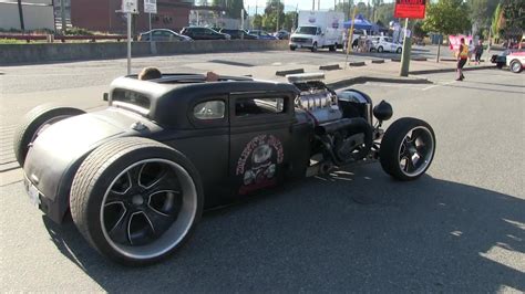 Bad Ass Hot Rod Spotted On The Streetbad Ass Sound Of Rat Rod Youtube