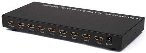 1x4 HDMI Splitter with EDID & Built-in Booster - 4K