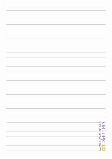 40 Lined Paper Template Pdf | Markmeckler Template Design