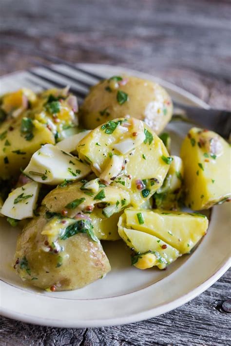 Ensalada De Papa Con Mostaza Y Miel